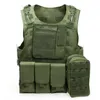 Камуфляж Тактический жилет CS Army Tactical Test Wargame Body Molle Armor Outdoors Оборудование 6 Цветов 600D нейлон