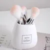 Makeup Brush Ceramic Storage Jar Pink Ceramic Storage Bottle Cosmetic Storage Organisateur Holder Bureau Céramic Container 2402776