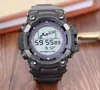 الساعات الكبيرة الساعات الهاتفية الرياضية للرجال LED LED Waterproof Mountaineing Digital Men Watches الأضواء الأوتوماتيكية 269W