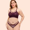 Thong Lady Fashion Women Plus Size 3XL Muslin Bra Set for Women Sexy Lingerie Underwear Push Up Bra Panty Garters J200376