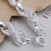 VENDAS QUENTES 925 Sterling Silver Dragon Chain Braceletes Moda Traje Mulheres / Homens Pulseiras Jóias Para Homens / Mulheres