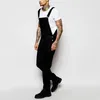 Mens Pocket Jeans Hombre Overall Jumpsuit Streetwear Overall Suspender Pantalones Hombre Jeans Para Kot Pantolon1254k