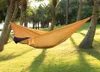 Wholesale Hot Selling High Quality One Person Assorted Color Parachute Nylon Fabric Hammock with Strong Rope Outdoor Seating Hammock
