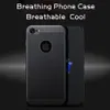 Für iphone xr xs max bumper wärmeableitung case mit mesh harte pc rückseitige abdeckung honeycomb cooling case für iphone x 8-7-6 plus
