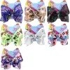 NIEUW 57 Design 8 inch Jojo Bow Girl Hair Bows Haarspelins Hart Leopard Mermaid Design Girls Hair Clips Hair Accessory Girl Clippers6098468