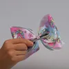 Jojo Siwa Hair Bows Unicorn印刷されたJojo Bows with Clip Hair Accessories