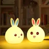 Led Кролик Night Light USB для детей Детских Детей Подарка животные мультфильма декоративных лампы Прикроватной Спальни Гостиной M1691