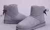 2020 Classic WGG Bottes de neige Bottes de neige à double ruban simple pour femmes Légères, confortables et chaudes Chaussures en coton pour femmes à double nœud papillon