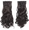 boas Ponytails sintéticos clipe no no cabelo peças Hair Extensions Pony tail 24inch 150g sintético Curly onduladas mais 20colors FZP168 Opcional