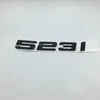 ABS 520i 523i 525i 528i 530i 535i 540i 550i couvercle de coffre emblèmes arrière badge lettres noires pour BMW série 5 E60 E61 F11 Emblem288d