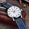 BENYAR Nuovi Uomini Orologio di Lusso Top Brand Automatico Settimana Data Moda Militare Maschile Orologio Da Polso In Pelle Al Quarzo Relogio Masculino245l