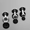 Jóias para o corpo 1pc 16g G23 Titanium rosqueado internamente Gem Labret Lip Rings Brincos Stud CZ Cartilagem Tragus Piercings2640