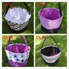 2021 Trucco o scherzetto Secchi Decorazione Decorazione Design moda Halloween Basket Pumpkin Canvas Candy Regalo Tote Bag 08