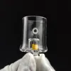 25mm CAD quartz banger smoking accessories thermochromic bucket core rvan shore Nail with Yellow Domeless Quartz Nails for Glass Water Pipes