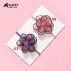 8 colori 3D pizzo fiore ragazze fascia di design in nylon neonata fasce dolce neonato fasce di design accessori per capelli bambina