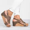 Vrouwen sandalen wiggen schoenen vrouwen hoge hakken sandalen met platform schoenen vrouwelijke wig hakken peep teen vrouwen zomer schoenen