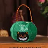 Festa de Halloween Decoração Saco dos doces Crânio abóbora Bolsa Halloween Tote Bag Crianças Gift Bag Organizador sacos de pano Bolsa