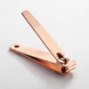 1pc Carbon Steel Professional Nail Clippers Hoge Kwaliteit Nail Cutter Rose Gold Repair Finger Teen Tools Finger Teen Scissors