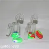 Hookahs copo de vidro tubos de água bongs cinzas cinzas espessura para fumar sonda Dabber ferramenta