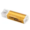 4-in-1-Speicher-Multikartenleser für M2 SD SDHC DV Micro-SD TF USB 2.0 480 Mbit/s