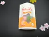Voedsel Stand-up verpakking tassen hersluitbare kleurrijke afdrukken snacks zip slot staande tas met duidelijke venster mylar plastic poly packing pouches