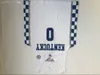 Kentucky Wildcats 0 De'Aaron Fox College Basketball Jerseys 3 Edrice Adebayo Shirt University Jersey White Blue