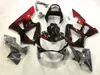 Injektionsfeoking Body Kit för Honda CBR900RR 929 00 01 CBR 900 RR CBR 900RR 2000 2001 CBR900 Red Flames Fairings Bodywork + Gifts GS22
