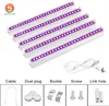 T5 T8 LED GROW LIGHT BAR 6PCS Full Spectrum Grow Lampor Tube for Seed Start Inomhus Växtblomma Blomma Vegetabiliska Greenhouse Garden Lights