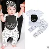 Barn designer kläder flickor ins kläder set baby sommar kostymer pojkar boutique t shirt byxor kläder nyfödda djurtryck toppar pant4805875