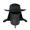 Sköld hatt vuxen ansikte sköld hatt med ansiktssköld täckning 360 grader utomhus hattar män039s sommarsol skydd sol cap män vatten5560540