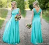 lace teal bridesmaid dress