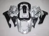ZXMotor högkvalitativa mässor för Honda CBR900RR CBR 893 1995 1997 Silver Black Fairing Kit CBR893 95 97 SD37
