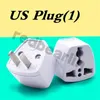 Uniwersalna UE US UK AU Travel Adapter Ładowarki Plug Outlet Worldwide 250 V AC Socket Converter