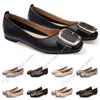 dames chaussure plate lager taille 33-43 femmes fille en cuir Nude noir gris Nouveau arrivel Travail de noce Robe chaussures Seize