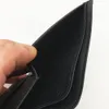 Klassisk mäns plånbok modecheck rutig stil män små plånböcker specialduk multipla korta bifold plånbok med låda och damm väska301b