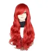 Taglia: parrucche regolabili Seleziona colore e stile Parrucca completa anime cosplay capelli sintetici lunghi 80 cm ricci da donna