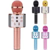 Bluetooth Karaoke Microphone Wireless professional Speaker Portable Handheld Version Mic KTV Player Phone Mike For Computer Conference