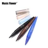 3x Nude Looks Kajal Eyeliner Matita per occhi opaca impermeabile Matita per occhi Fiore musicale Affascinante trucco per occhi marrone elettrico/nero/blu