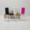 10ml Brush Cap Plastic Nail Bottle In Refillable For Kids, Empty Nail Polished Package Fast Shipping F3573