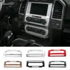 Centrale Controle Volume Aanpassingspaneel ABS Decoratie Covers Voor Ford F150 Auto styling Interieur Accessoires297h