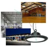 Hög ljusstyrka UFO LED High Bay Light LED Flood Light IP65 Mining Highbay Lamp Stree Workshop Factory ighting fixtures