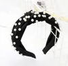 Pearl Headband Simple Knotted Hair Hoop Headdress Bow Design Hårband Boutique Hair Sticks Charming