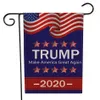 Donald Trump 2020 Bandiera da giardino 47 * 32CM Bandiere con stampa di lettere USA Bandiere a strisce americane con stelle Presidente Elezioni generali Banner LJJA3490-22