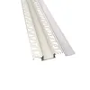 Infälld aluminium LED-stångljusprofil för inre hörn infälld vägg LED-strip aluminiumprofil och 61 mm bred T-form LED ALU-extrudering för vägg