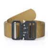 15 in New Army Nylon Canvas Outdoor Casual Tactical Belt with Metal Buckle Adjustable Heavy Duty Training Waist Belt Hunting Acce6902818