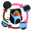 Haustier-Träger-Rucksack, tragbare, atmungsaktive Gitter-Reisetasche, Outdoor-Schulterrucksack für kleine und mittelgroße Hunde