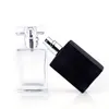 30ML Limpar preto portáteis de vidro frascos de perfume de spray vazia Cosmetic Containers Com Atomizador para o viajante grátis DHL WCW867