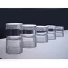 20pcs Plastic Cream Jar Cosmetic Pots Container Refillable Clear Daily Use Eyeshadow Storage Box for Glitters 3g 5g 10g 15g 20g