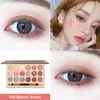 18 Farben Mattes Perledscent Glitter Lidschatten Schönheit Make -up Lidschatten Palette DHL kostenloser Versand