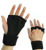 Neue heiße schwarze Eignung-Handschuh-Gewichtheben-Gymnastik-Trainings-Handgelenk-Verpackungs-Bügel-KÖRPERBAU-GURTE Männer oder Frauen geben Verschiffen frei